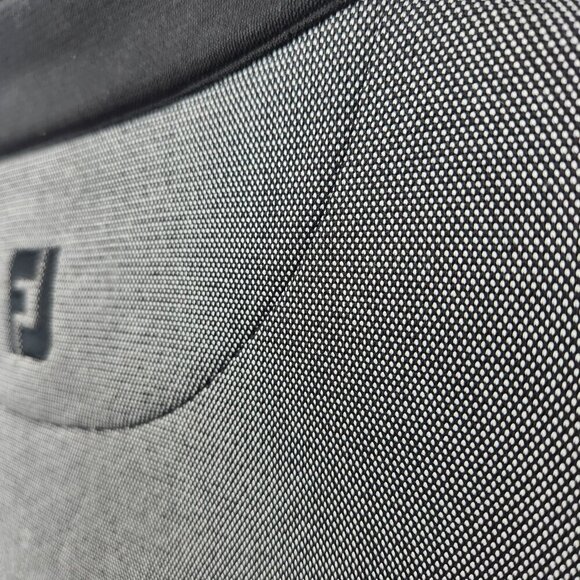 FootJoy Jacquard 1/4 Button Pullover Grey Gray Black Golf Outdoor  Men's XXL - Picture 8 of 15